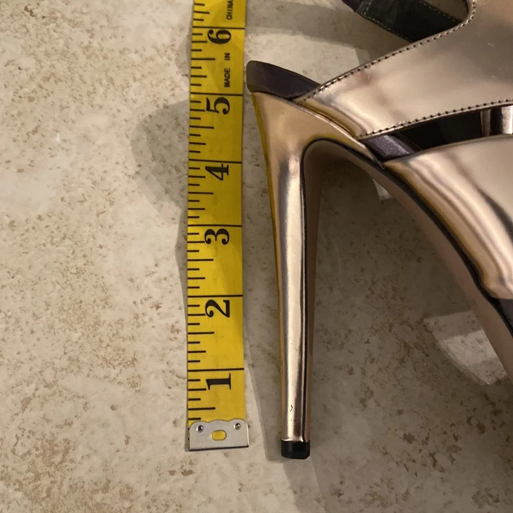 Reed Krakoff Rose Gold Heels size 10.5 NIB - Picture 3 of 10